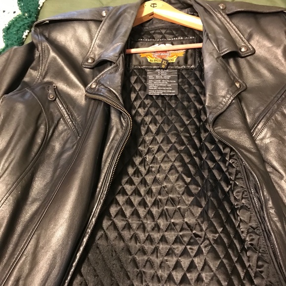 Harley Davidson Leather Riding Jacket - Picture 4 of 4